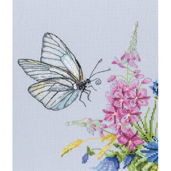 Cabbage butterfly M759 Counted Cross Stitch Kit