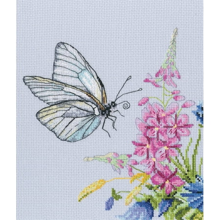 UPC: 4742022976548 | Cabbage butterfly M759 Counted Cross Stitch Kit