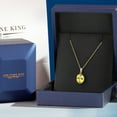 thumbnail image 5 of Gem Stone King 14K Yellow Gold Canary Mystic Topaz Pendant Necklace | 2.00 Cttw | Gemstone November Birthstone | Oval 9X7MM | Gold Necklace for Women | With 18 inch Gold Chain, 5 of 6