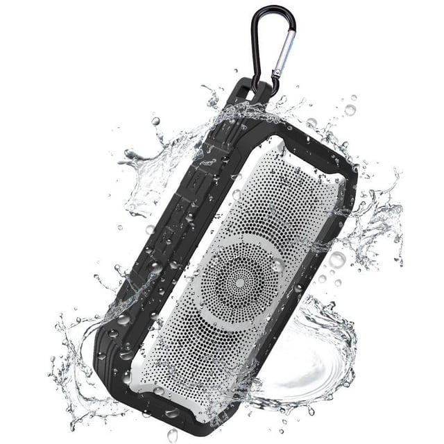 Altavoces Bluetooth, Altavoces Bluetooth portátiles, pequeños pero potentes, resistentes al agua, altavoces portátiles para exteriores para viajes, camping, senderismo
