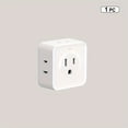 thumbnail image 1 of MesaSe Multi Plug Outlet Extender  5 Outlet Wall Adapter  Multiple Outlet Splitter  Grounded Wall Tap Power Plug Expander For Cruise Ship Home Office Dorm Essentials  1/2pcs, 1 of 6
