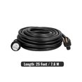 thumbnail image 2 of VEVOR Generator Extension Cord 50 Amp STW 6/3 + 8/1 Generator Cord 125V 250V Tested to UL Standards Listed Generator Power Cord N14-50P & SS2-50R & CS6364 Twist Lock Connectors, 2 of 9