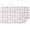 White Cow Moo, variant on White Cow Heart Egg Pattern Rectangle Tablecloth 60"x84",Waterproof Polyester Rectangle Table Cloth, Wipeable Spillproof Polyester Tablecloth for Dining, Camping, Indoor and Outdoor