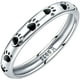 thumbnail image 4 of Anillo de plata con huella de pata de mascota, anillo sencillo para el dedo, joyería para amantes de las mascotas para hombres y mujeres., 4 of 7