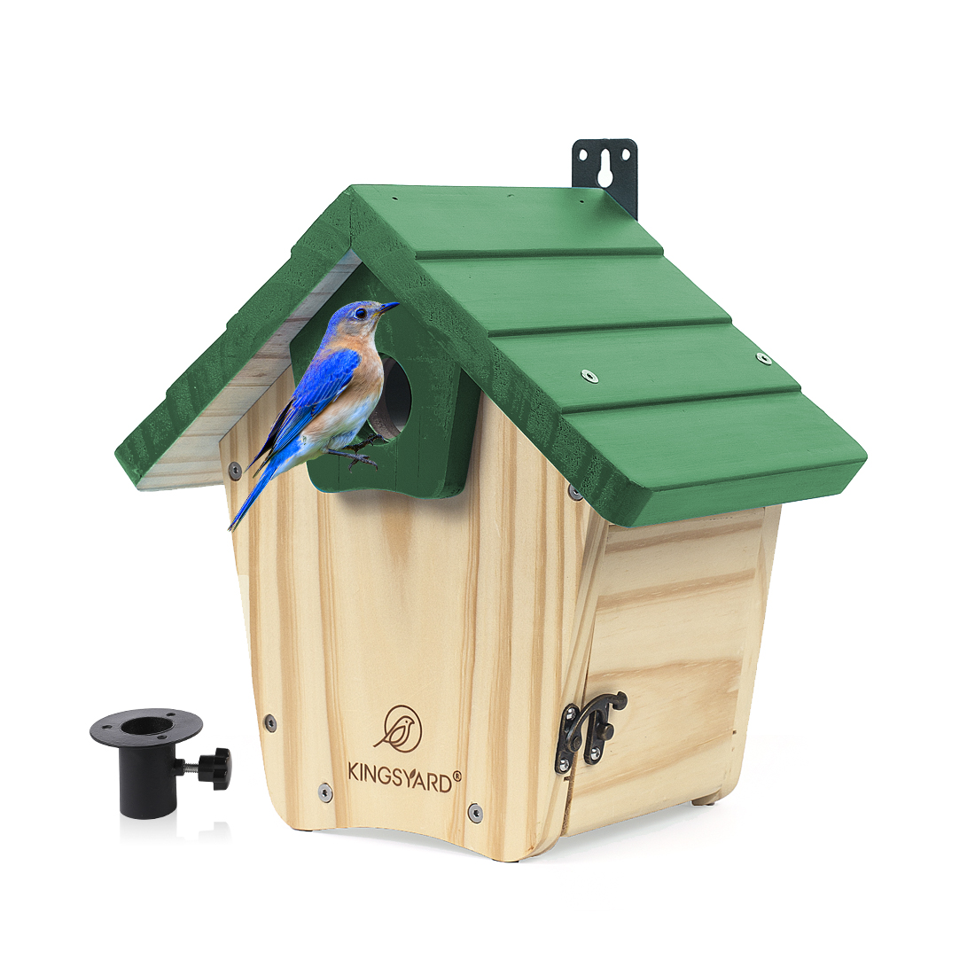 Kingsyard Wooden BlueBird House with Predator Guard Bluebird Nesting