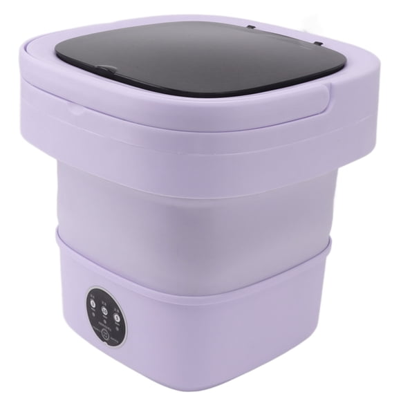 Machine à Laver Portable Pliable Petit Déshydrateur Mini Seau Laveuse 6 L pour Voyage Dortoir sous-Vêtements Chaussettes