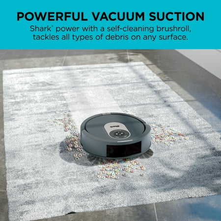 Shark - AI Robot Vacuum RV2001 with Self Cleaning Brushroll, Object Detection, Wi Fi - Gray