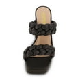 thumbnail image 3 of CUSHIONAIRE Women's Aurora Braided Platform Sandal +Memory Foam, 3 of 5