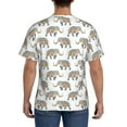 thumbnail image 2 of Naloa Indian Elephant Men's T-Shirt Sport T-shirt Men's Basic Tee Casual Men's Shirt, Round Neck, Short Sleeves - Medium, 2 of 5