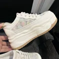 thumbnail image 7 of Women's Cute Fashion Platform Sneakers Breathable Walking Shoes Non Slip Casual Shoes, 7 of 7