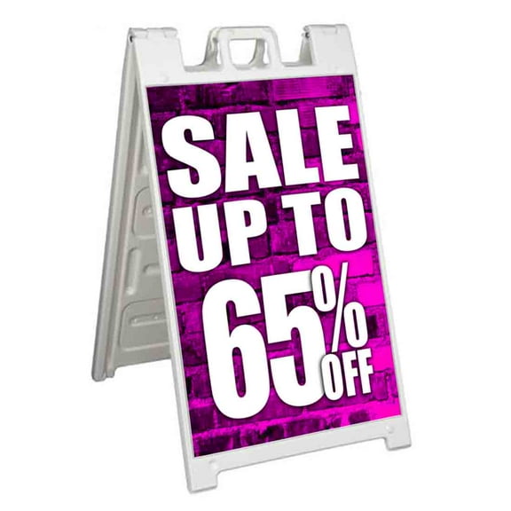 Sale Up To 65 Percent Off (24" X 36") Standard A-Frame Signicade, Includes Decal Applied To Stand