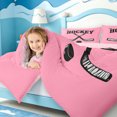 thumbnail image 4 of Erosebridal White Hockey Stick 7 Pieces Full Size Bedding Sets,Modern Ice Skater Full Size Bed in a Bag,Pink Reversible, 4 of 7
