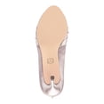 thumbnail image 4 of NINA Womens Beige Satin Padded Pleated Rhiyana Peep Toe Stiletto Slip On Leather Dress Pumps Shoes 8.5 M, 4 of 4