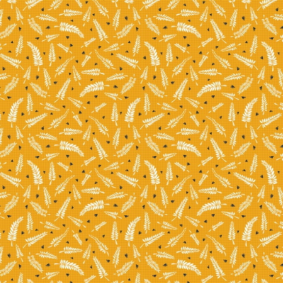 Eugene Textiles Licensed Fern Leaf 100% Cotton Quilting Fabric, by the yard