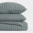 thumbnail image 5 of Seersucker Textured Comforter Set Plush All-Season Down Alternative Bedding - Comfort Canopy, 5 of 18