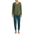 thumbnail image 5 of Secret Treasures Women's Galaxy Flannel Joggers, 5 of 5