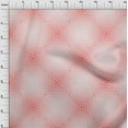 thumbnail image 4 of oneOone Cotton Poplin Red Fabric Geometric Fabric For Sewing Printed Craft Fabric By The Yard 56 Inch Wide, 4 of 4