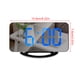 thumbnail image 3 of Seitruly Proyector Ajustable Multifuncional Despertador Digital Reloj Maquillaje Espejo Termómetro Proyección Relojes Blanco, Luz Azul Type8 NO8, 3 of 6