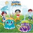 thumbnail image 2 of Outdoor water spray octopus automatic rotation octopus children play with water bath toys, 2 of 19