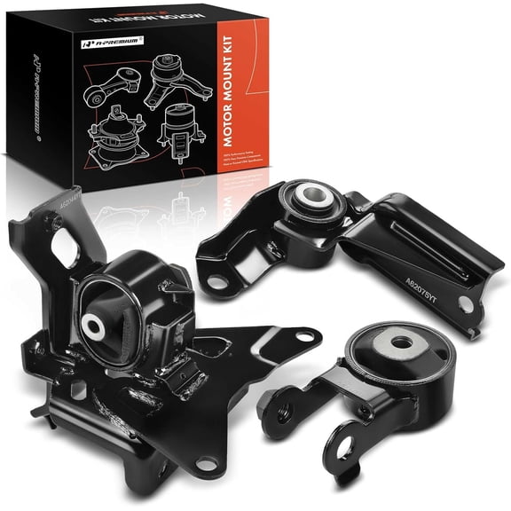 A-Premium 3PCS Engine Motor Mount and Transmission Mount and Torque Strut Mount Kit Compatible with Scion xD 2008-2014 1.8L, Automatic Transmission
