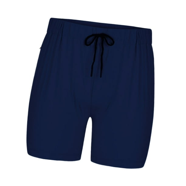 Pantalones cortos de entrenamiento para hombres con bolsillos con cremallera de ropa deportiva suave y seca para correr pantalones cortos para jogging S