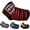 Black/Red, variant on Sedroc Sports Professional Weight Lifting Elbow Wraps Powerlifting Support Sleeves - Pair