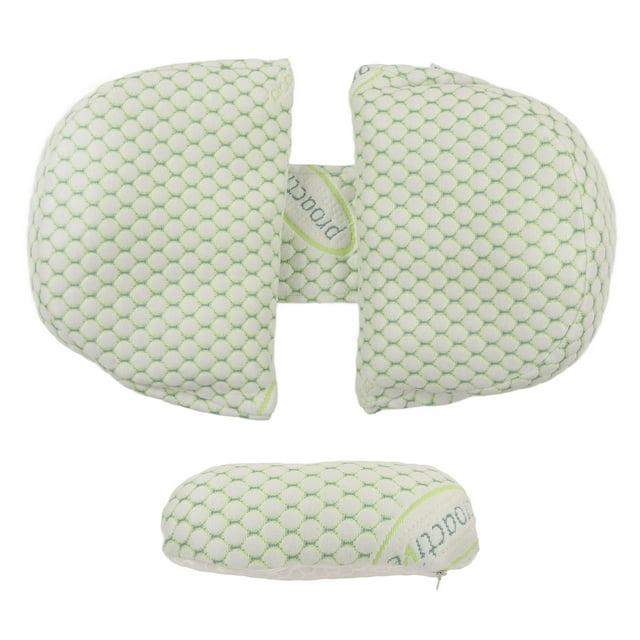 Almohada de cuña para embarazo, almohadas para dormir de lado, almohadas para embarazo, almohada de cuña de maternidad, rendimiento lleno de energía