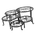 thumbnail image 1 of Flower Pot Stand, 5pcs Metal Plant Stand Fine Crafted  For Garden, 1 of 8