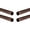 Antique Copper, variant on Outwater 4ft Satin Stainless Steel Railing | 2" Diameter DIY Rail for Bars, Stairs & More