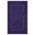 thumbnail image 2 of Cotton Paradise 100% Cotton Bath Mats for Bathroom Floor Set of 2 Pack, 20x34 Soft Absorbent Washable Quick Dry Tub Bathmat, Purple, 2 of 7