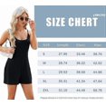 thumbnail image 5 of Women Casual Jumpsuit Summer Sleeveless Romper Shoulder Strap Shorts with Pocket, 5 of 5