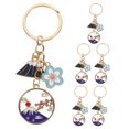 thumbnail image 1 of BESTYASH 6Ud Llavero Japonés Kawaii Con Colgante De Para Uso Diario Y, 1 of 7