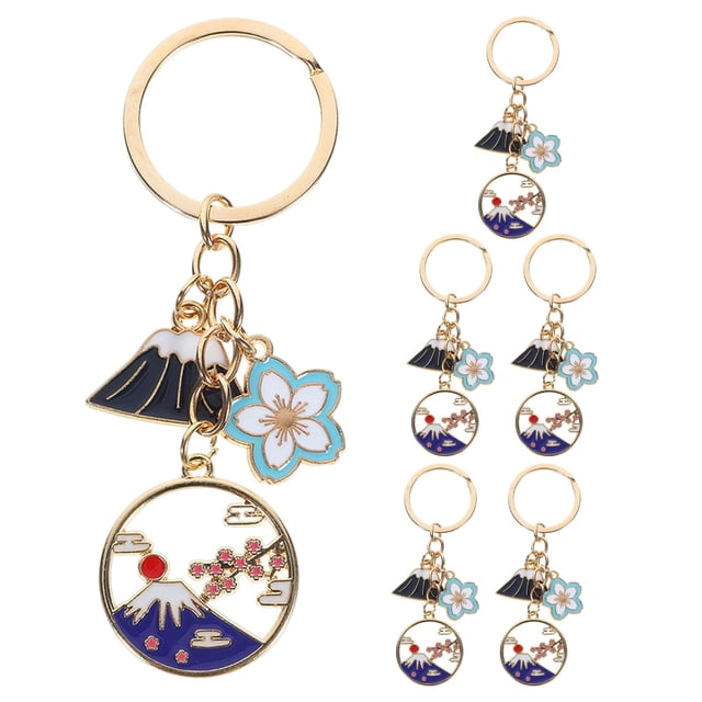 BESTYASH 6Ud Llavero Japonés Kawaii Con Colgante De Para Uso Diario Y