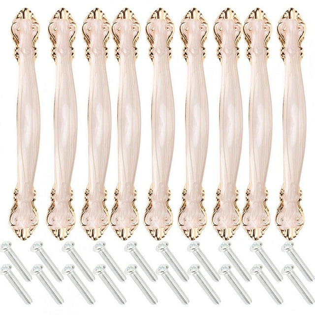 10 Ensembles Poignée de Placard, Poignée de Porte avant, Métal Rétro pour