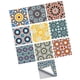 thumbnail image 5 of 10 Piezas Varios Patrones Calcomanías de Pared Calcomanías de Salpicaduras de Cocina Calcomanías para Mejorar 6x6 Pu, 5 of 9