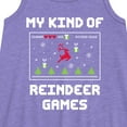 thumbnail image 2 of Instant Message - My Kind Of Reindeer Games Christmas - Toddler & Youth Girls A-line Dress, 2 of 5