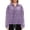 Purple, variant on FAIWAD Women's Flannel Sweatshirt Quarter Zip Fleece Pullover with Drawstring Fuzzy Winter Warm Tops