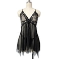 thumbnail image 2 of Conjunto de camisón de encaje con tirantes y perspectiva sexy de lencería sexy, 2 of 4