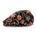 thumbnail image 2 of CHAQLIN Durable Flat Ivy Hat, Vintage Floral Print Polyester Retro All Day Comfort Newsboy Hats for Driving Travel Outdoor, 2 of 4