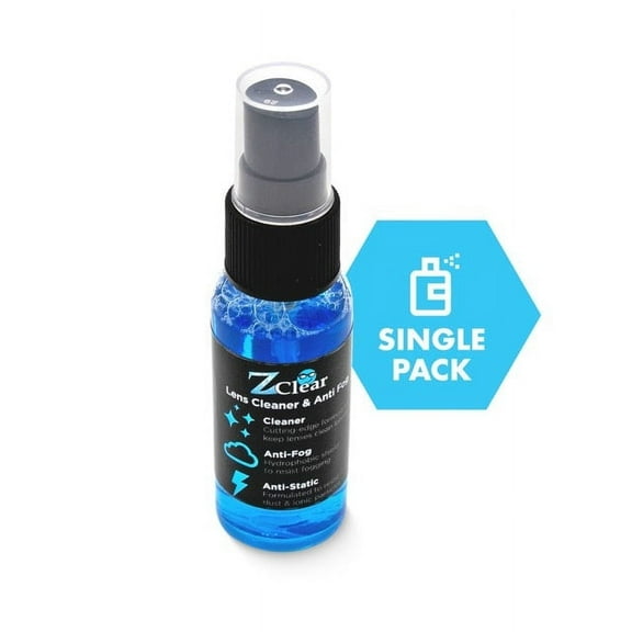 Zclear 1oz Lens Cleaner & micro fiber cloth / Anti Fog Spray - 1oz & micro fiber cloth