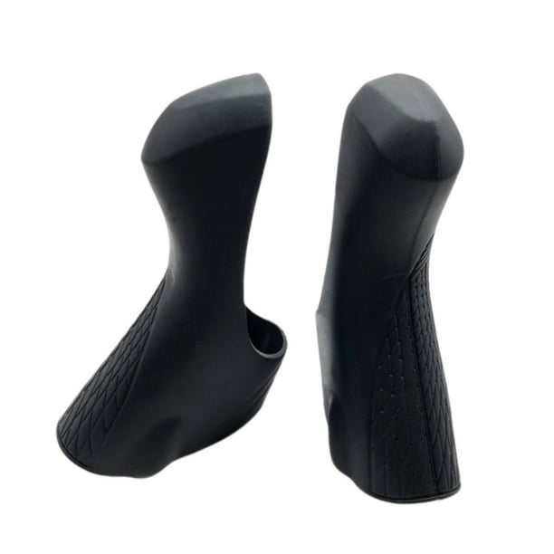 Cubierta de Palanca de Cambios perfecl 2 uds de Silicona para Bicicleta de Negro