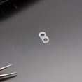 thumbnail image 4 of OUNONA 80 Pcs Attaches en Acier Inoxydable Durables en Forme de 8 pour Connecteur de Meuble et Réparation de Bijoux, 4 of 8