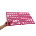 thumbnail image 4 of TABLZONE Pink Plastic Pet Crate Mat Anti-Chew Design Comfortable Resting 3Pcs, 4 of 6