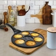 thumbnail image 2 of MegaChef Pancake Griddle Happy Face Emoji 10.5 Inch Aluminum Nonstick Pancake Maker Pan with Cool Touch Handle, 2 of 9