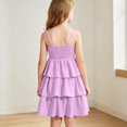 thumbnail image 7 of ATOGUTA Dresses for Girls formal Purple Ruffle Summer Dresses Cute Birthday Party Princess Sundress 5T-14, 7 of 7