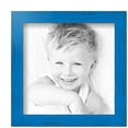 thumbnail image 2 of ArtToFrames 8" x 8" Bright Blue Picture Frame, 8x8 inch Blue Wood Poster Frame (WOM-4751), 5 Pack, 2 of 6