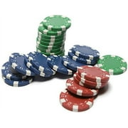 7.5" Round Pre-Cut Casino Poker Chip Stack Birthday Las Vegas Theme Edible Image Cake Topper By TNCT