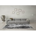 thumbnail image 3 of Ahgly Company Indoor Round Oriental Gray Traditional Area Rugs, 5' Round, 3 of 4