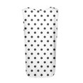 thumbnail image 5 of Women's Tank Tops Square Neck Pleated Front Camisole Tops for Women Polka Dot Print Loose Womens Summer Tops Casual Vacation L White, 5 of 6
