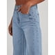 thumbnail image 5 of Pantalones Vaqueros de Pierna para Mujer, Cintura Alta, Elásticos, con Dobladillo Sin Rematar Azul L, 5 of 7